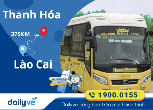 Vé xe từ Thanh Hóa đi Lào Cai
