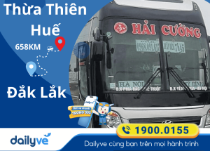 Vé xe từ Thừa Thiên Huế đi Đắk Lắk