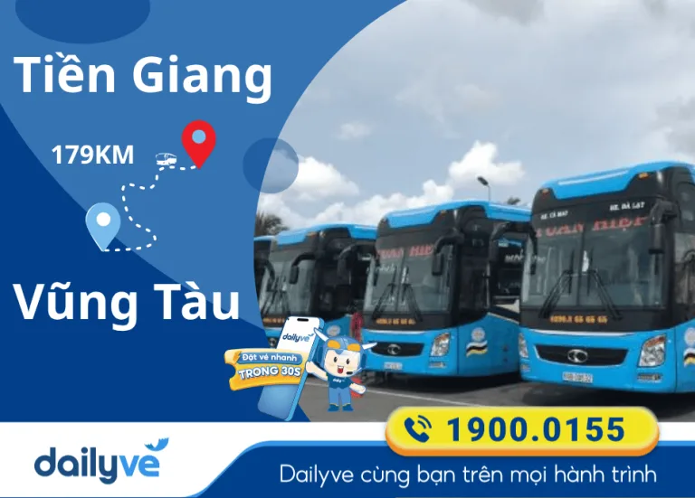 Vé xe từ Tiền Giang đi Vũng Tàu