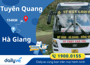 Vé xe từ Tuyên Quang đi Hà Giang