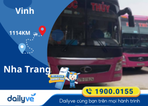 Vé xe từ Vinh đi Nha Trang