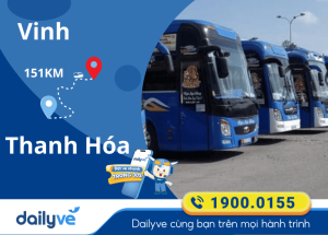 Vé xe từ Vinh đi Thanh Hóa