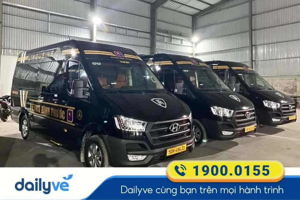 Nhà xe Petro Bình Phước từ Sân bay Tân Sơn Nhất đi Bình Dương