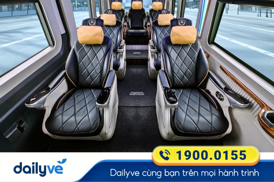 Xe ghế ngồi Limousine 9 chỗ từ Hải Dương đi Móng Cái
