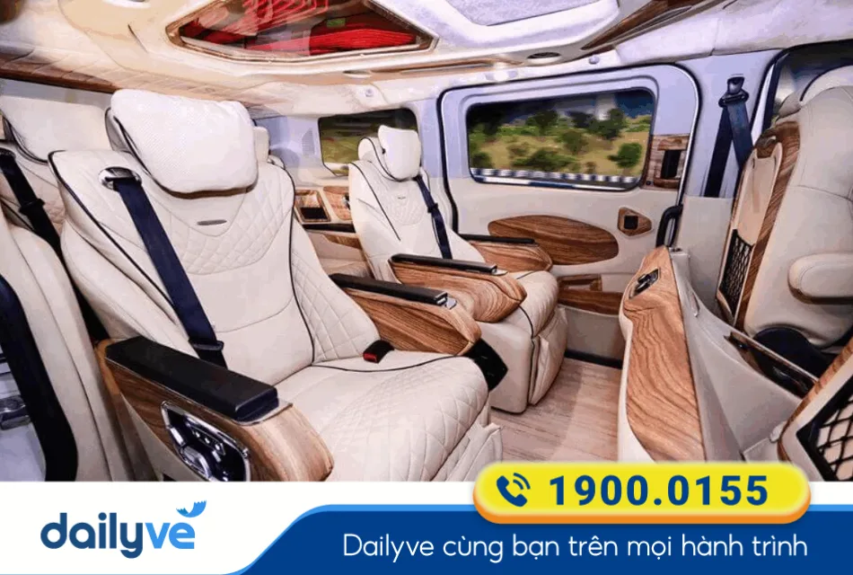 Xe ghế ngồi Limousine 15 chỗ từ Hải Phòng đi Thái Bình