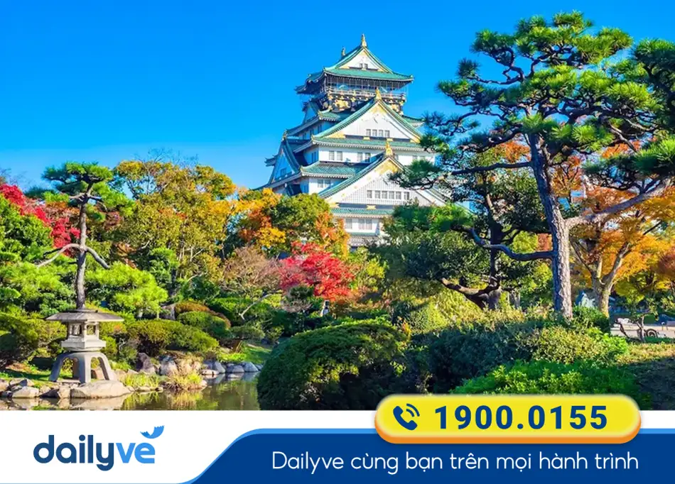 Lâu đài Osaka - Biểu tượng văn hóa Nhật Bản