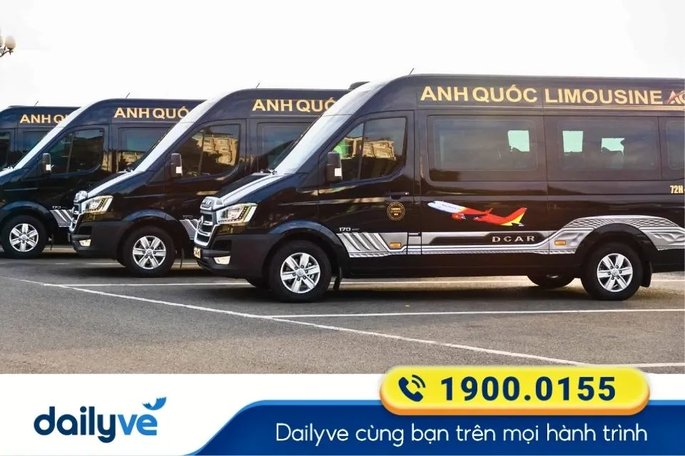 Nhà xe Anh Quốc Limousine từ Sân bay Nội Bài đi Hà Tĩnh