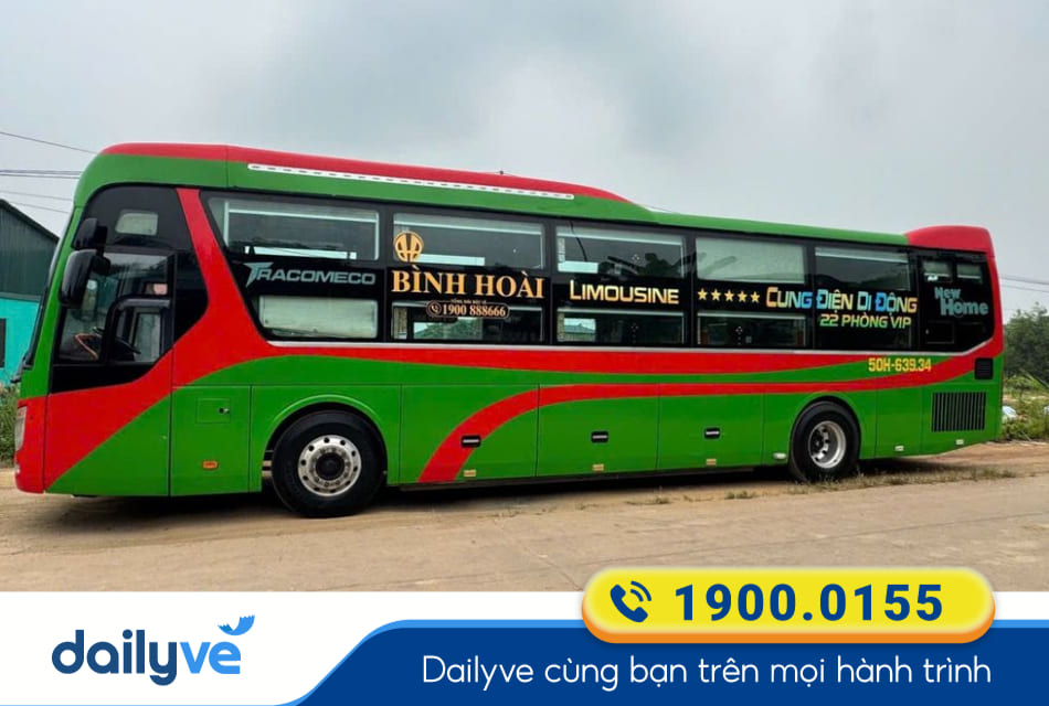 Nhà xe Bình Hoài Limousine từ Thanh Hóa đi Hà Tĩnh
