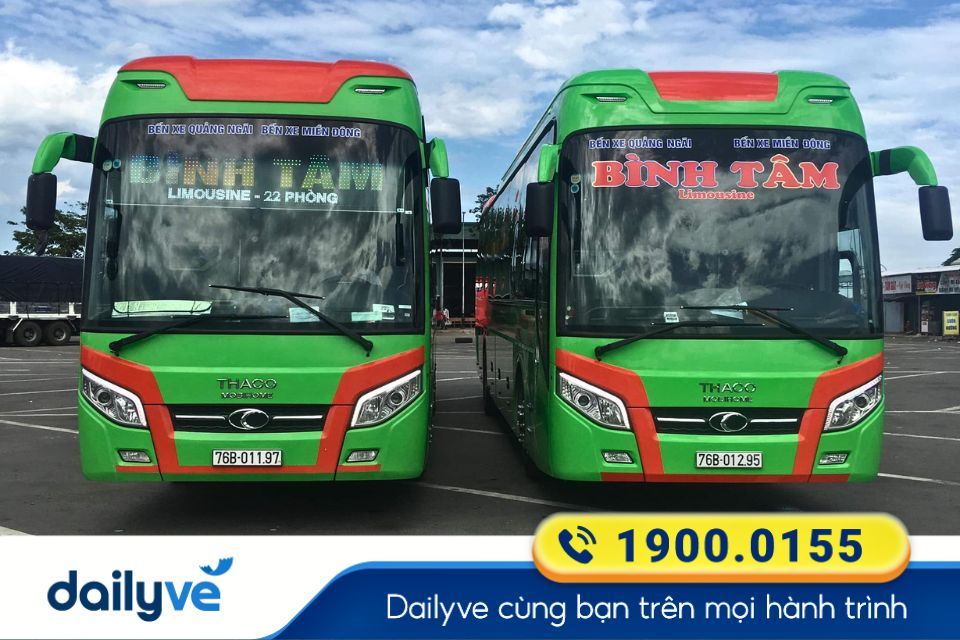 Nhà xe Bình Tâm từ Thanh Hóa đi Quảng Nam