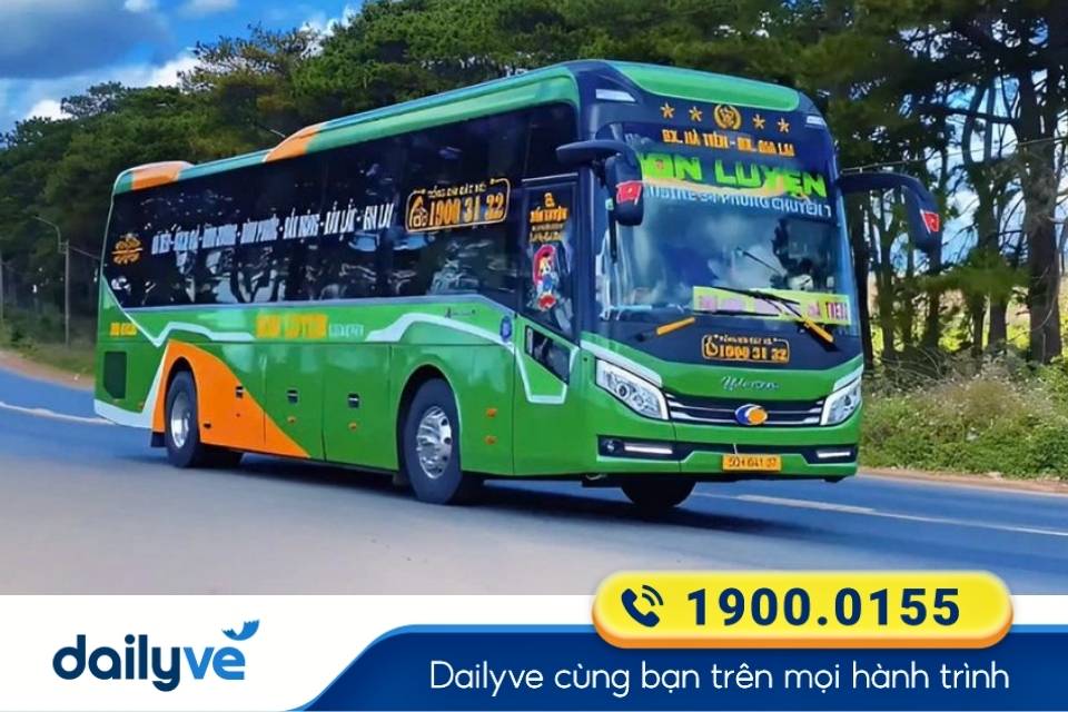 Nhà xe Bốn Luyện Express từ Đà Lạt đi Hậu Giang