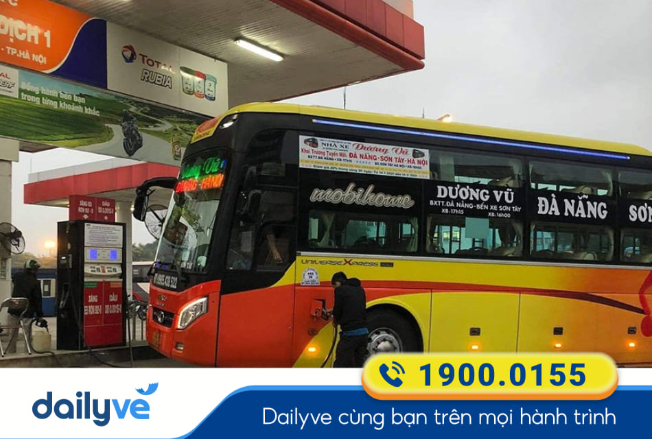 Nhà xe Dương Vũ từ Sơn Tây đi Nghệ An