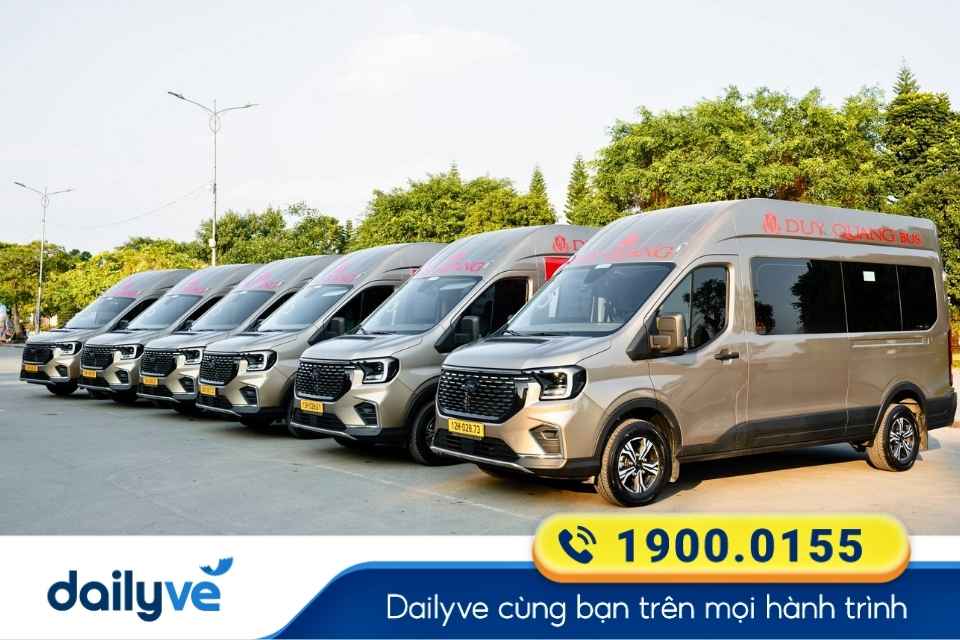 Nhà xe Duy Quang Bus từ Bắc Giang đi Sân bay Nội Bài