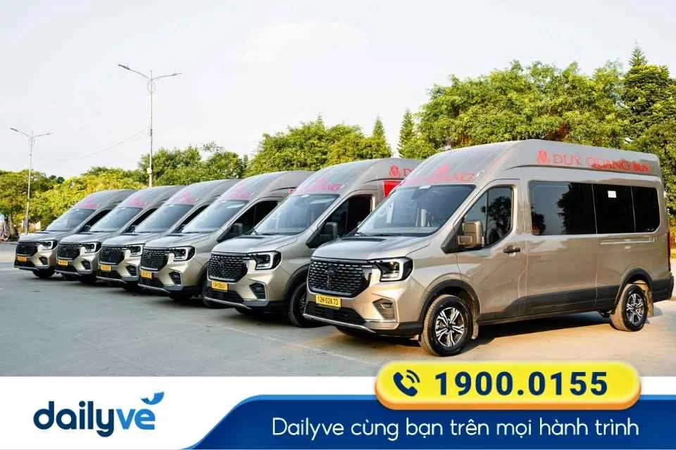 Nhà xe Duy Quang Bus từ Long Biên đi Bắc Giang