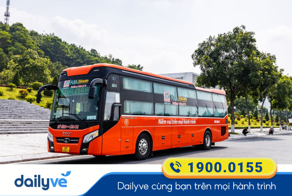Xe FUTA Hà Sơn đi từ Gia Lâm đi Lào Cai
