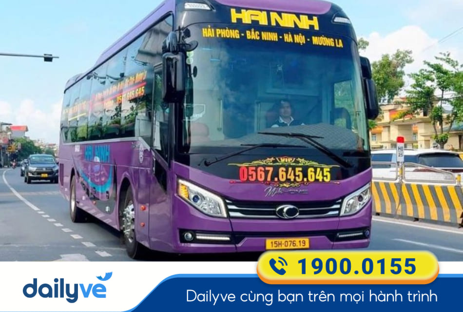 Nhà xe Hải Ninh từ Hải Phòng đi Sơn La