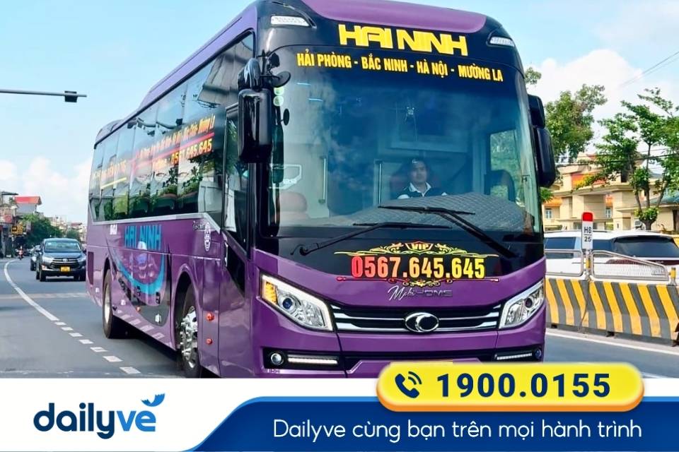 Nhà xe Hải Ninh từ Sơn La đi Hải Phòng