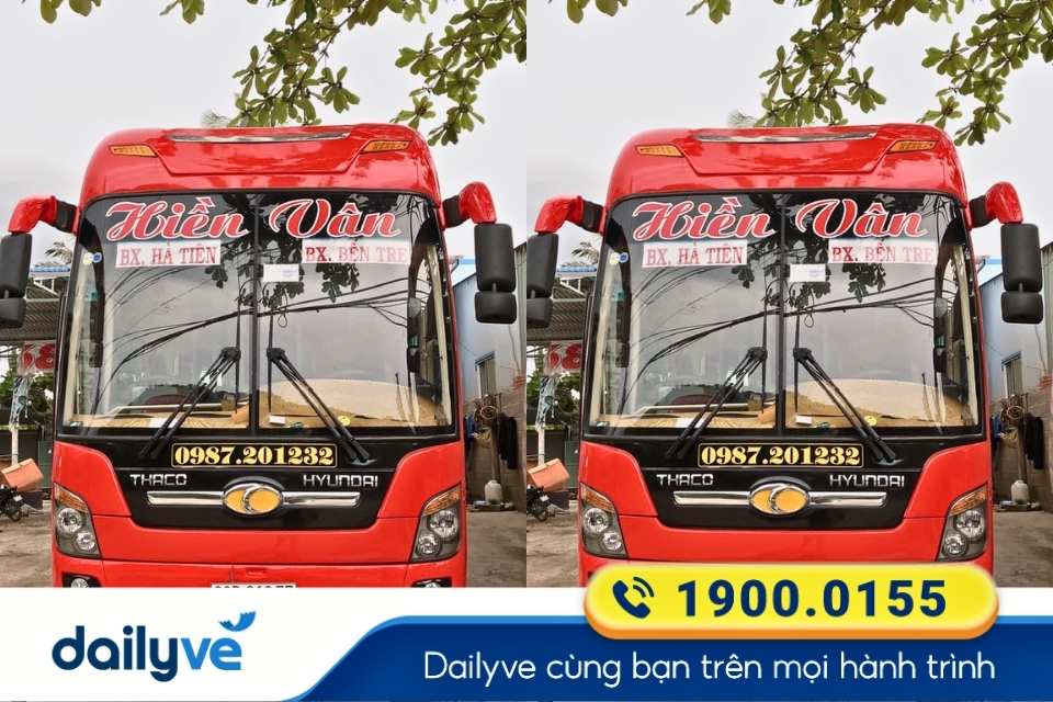 Nhà xe Hiền Vân từ Bến Tre đi Kiên Giang