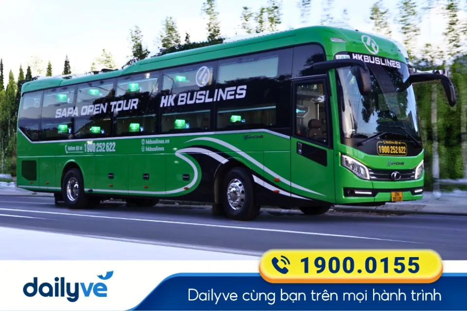 Nhà xe HK Buslines từ Ninh Bình đi Lào Cai