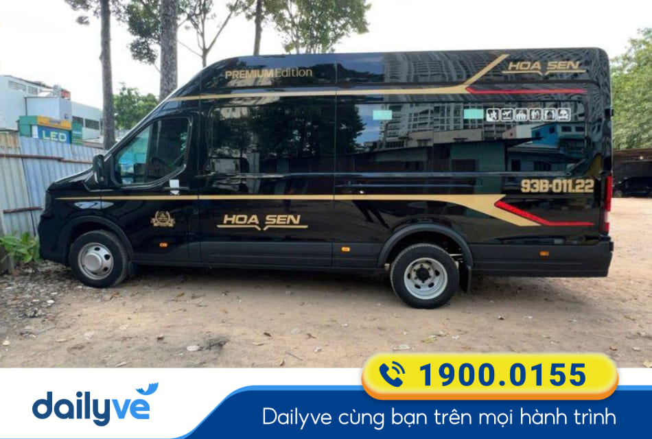 Nhà xe Hoa Sen từ Bù Đốp đi Bến Cát