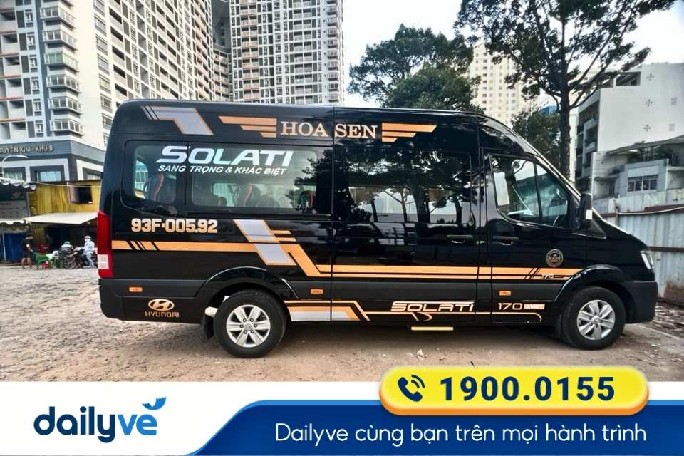 Nhà xe Hoa Sen từ Chơn Thành đi Sài Gòn