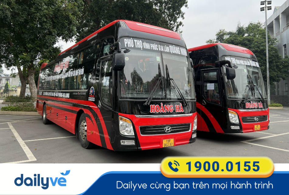 Nhà xe Hoàng Hà (Phú Thọ) từ Long Biên đi Vĩnh Yên