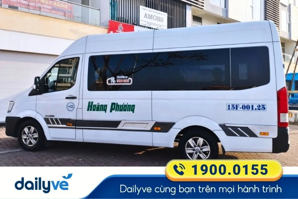 Nhà xe Hoàng Phương Limousine từ Ngô Quyền đi Hà Nội