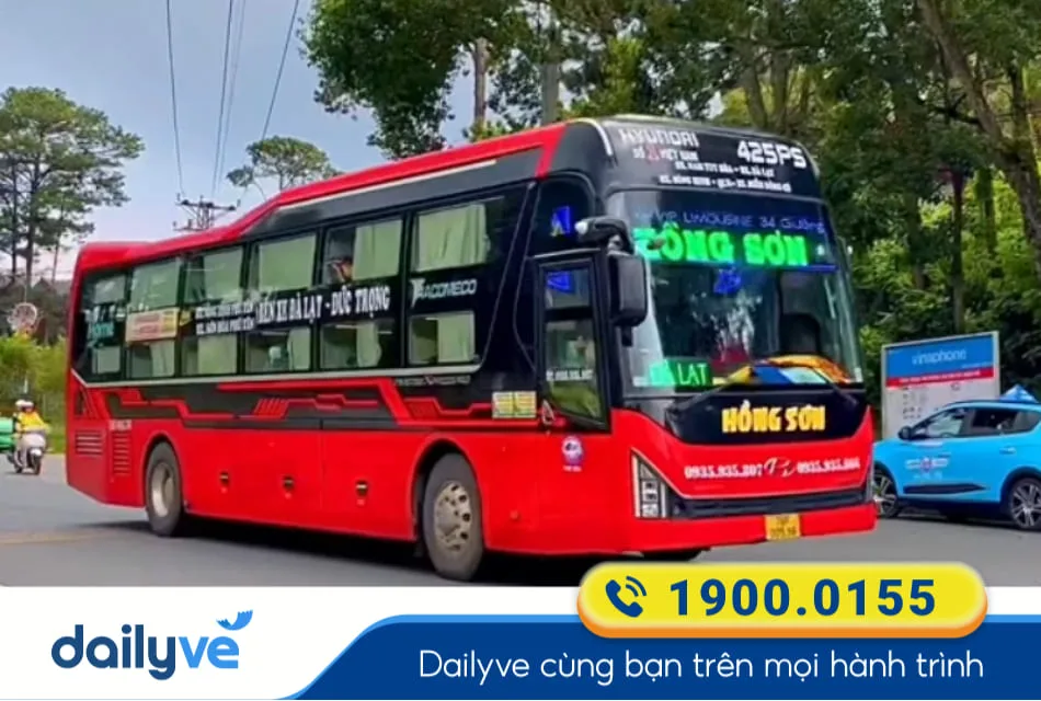 Nhà xe Hồng Sơn từ Bình Thuận đi Bà Rịa