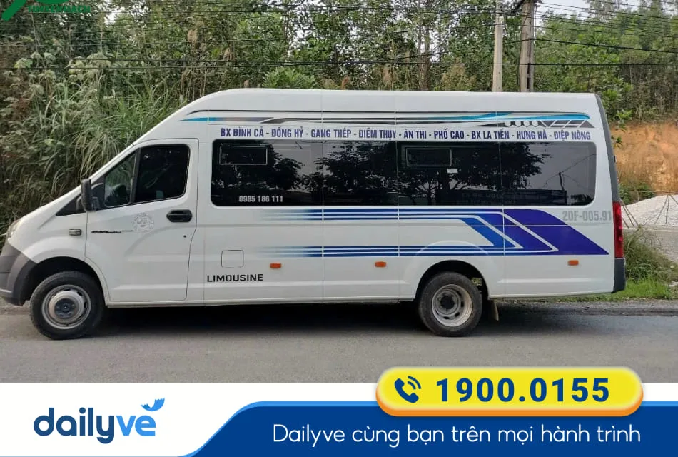 Nhà xe Khánh Hương từ Thái Nguyên đi Đông Hưng