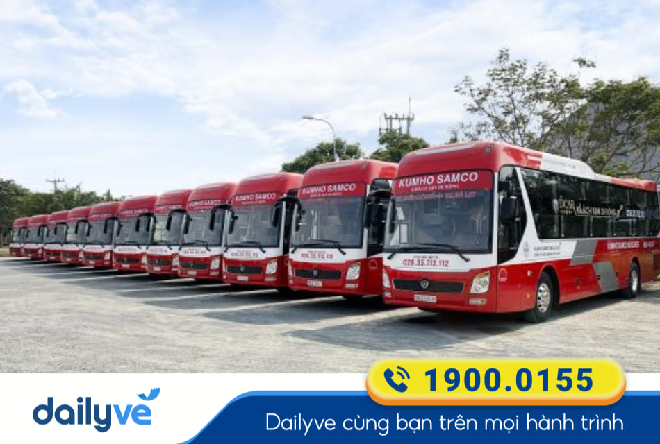 Nhà xe Kumho Samco từ Đà Lạt đi Bến xe Miền Đông