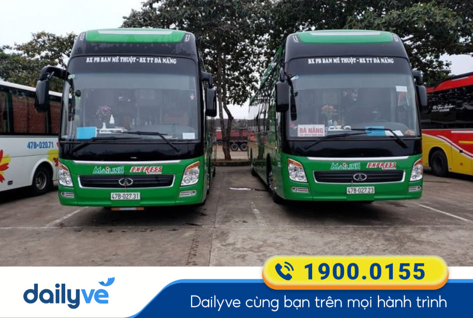 Nhà xe Mai Linh từ Quảng Ngãi đi Đắk Lắk