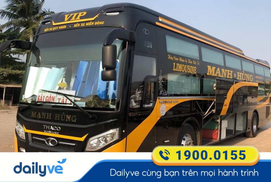 Nhà xe Mạnh Hùng từ Cần Thơ đi Phú Yên