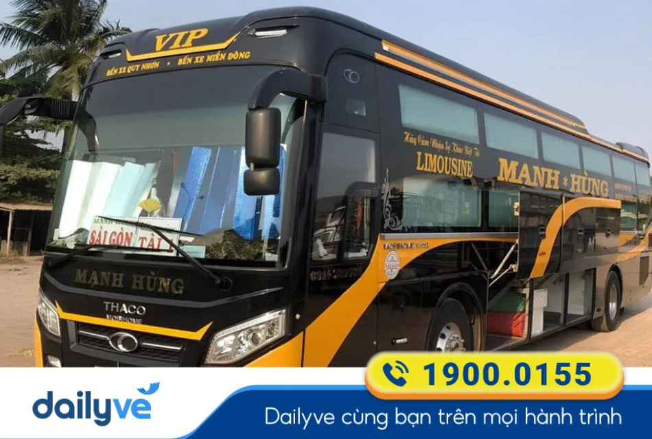 Nhà xe Mạnh Hùng từ Cần Thơ đi Phú Yên