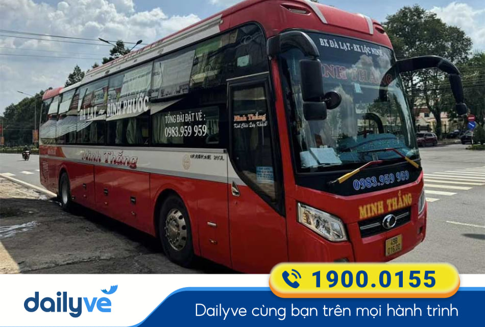 Nhà xe Minh Thắng từ Bình Thuận đi Đắk Lắk