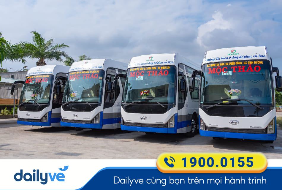 Nhà xe Mộc Thảo từ Bến xe Miền Đông đi Nha Trang