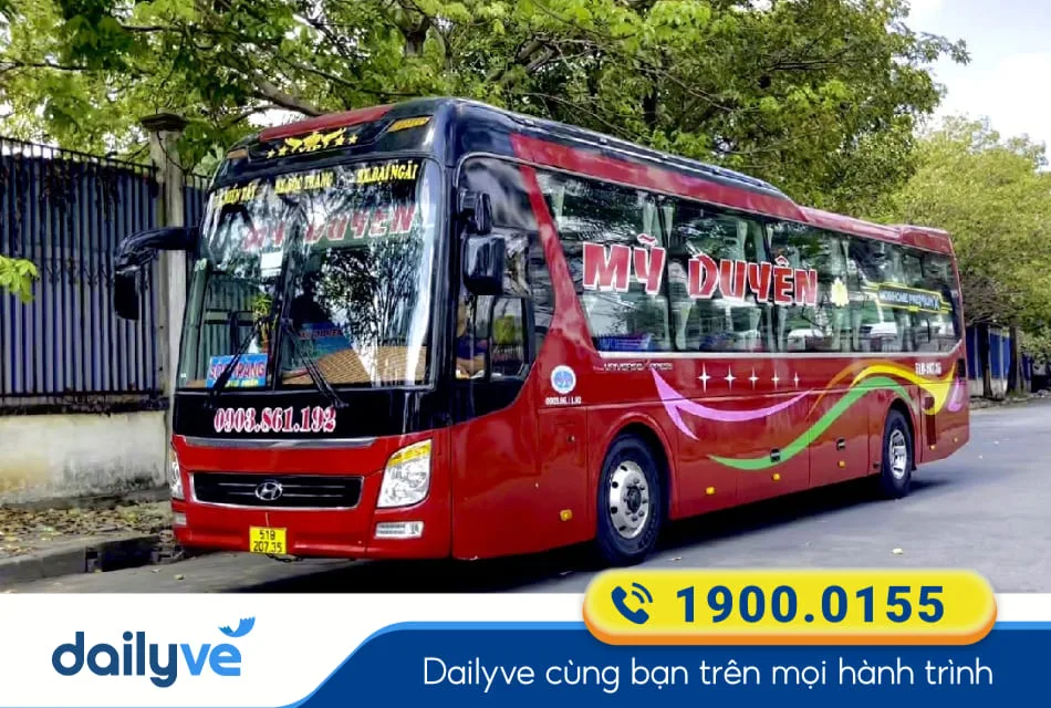 Nhà xe Mỹ Duyên từ Hậu Giang đi Long An