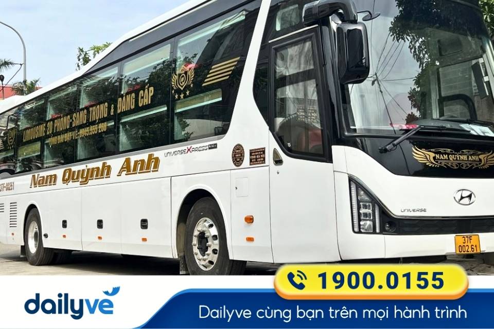 Nhà xe Nam Quỳnh Anh từ Bến xe Nước Ngầm đi Ninh Bình