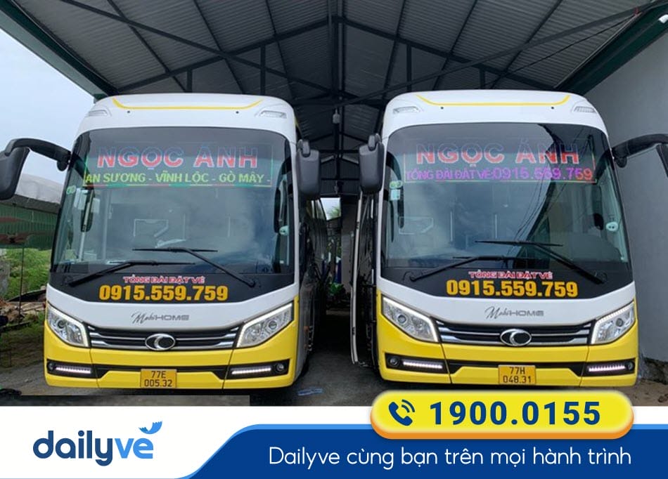 Nhà xe Ngọc Ánh Limousine từ Nha Trang đi Bình Định
