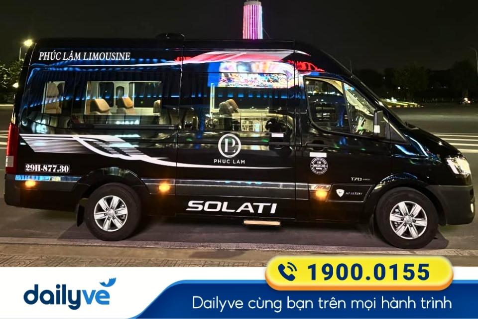 Nhà xe Phúc Lâm Limousine từ Lào Cai đi Sân bay Nội Bài