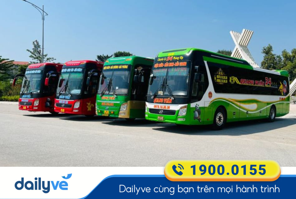 Nhà xe Quang Tuấn từ Hải Phòng đi Điện Biên