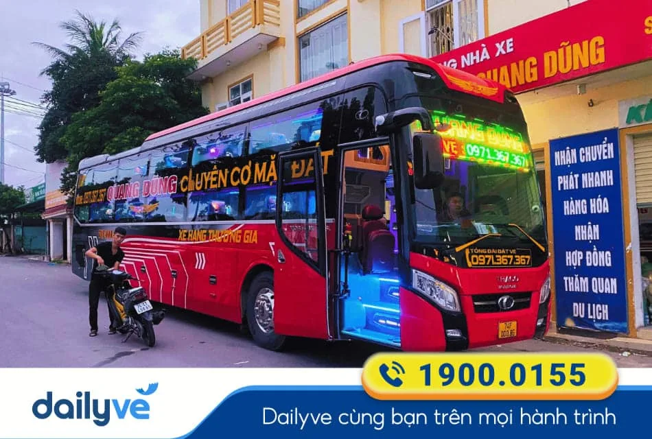 Nhà xe Quang Dũng Opentour từ Buôn Ma Thuột đi Đông Hà