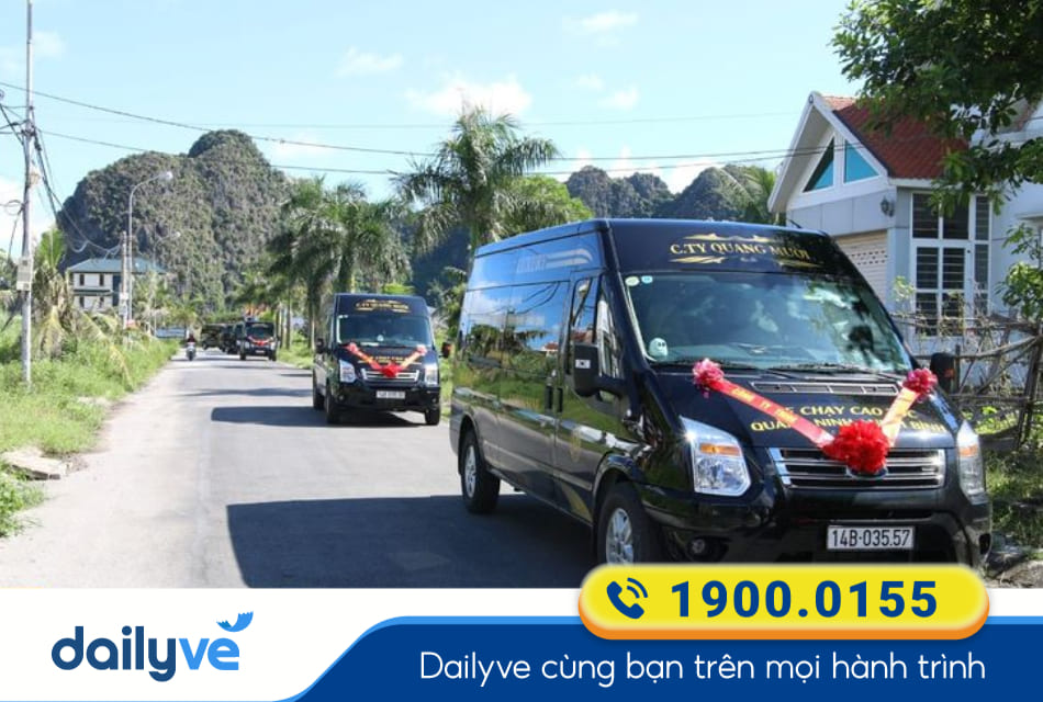 Nhà xe Quang Mười từ Hạ Long đi Nam Định