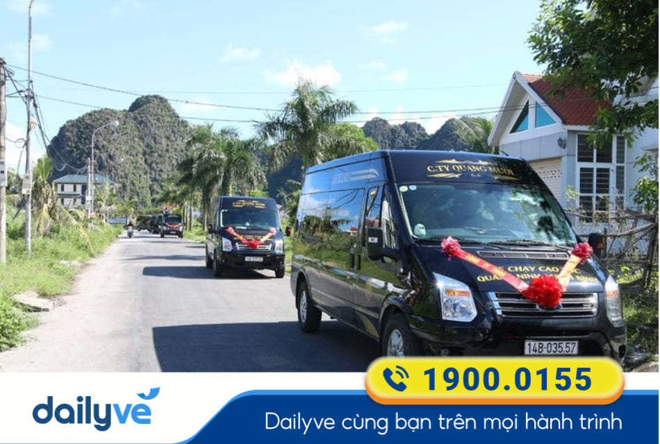Nhà xe Quang Mười từ Thái Bình đi Quảng Ninh