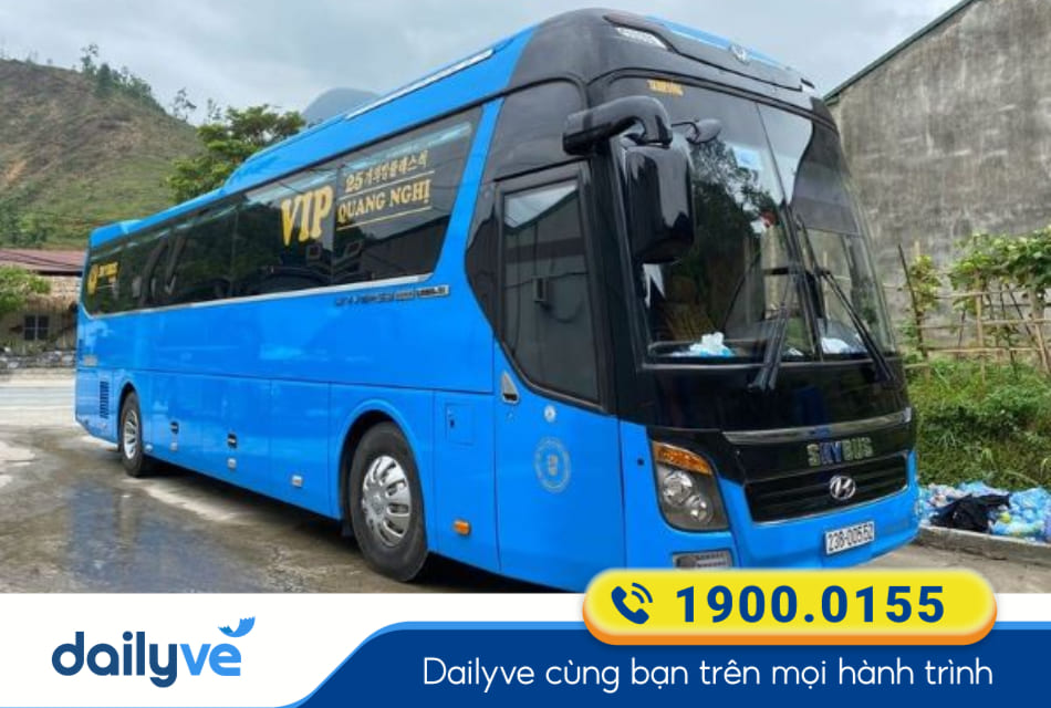 Nhà xe Quang Nghị từ Ninh Bình đi Hà Giang