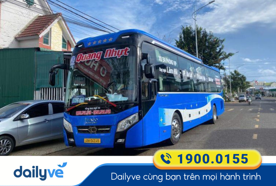 Nhà xe Quang Nhựt từ Quảng Ngãi đi Đà Lạt