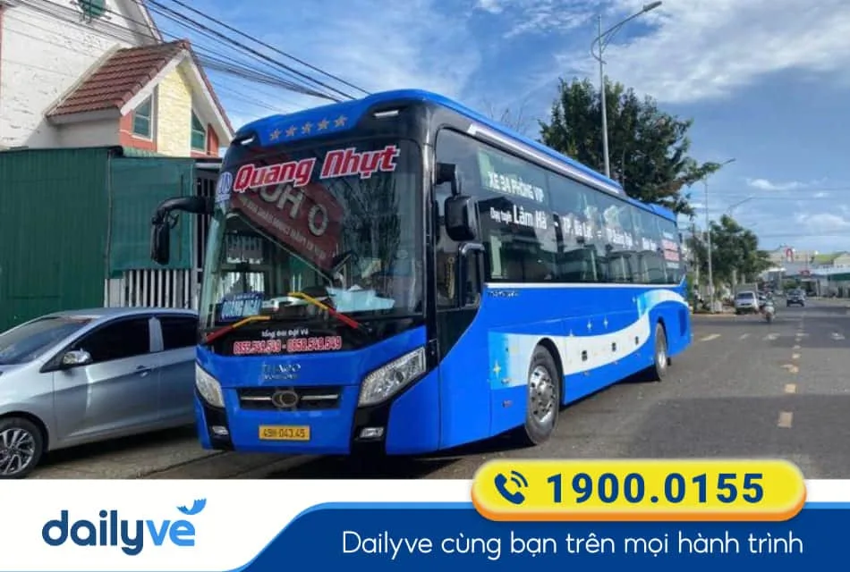 Nhà xe Quang Nhựt từ Quảng Ngãi đi Đà Lạt