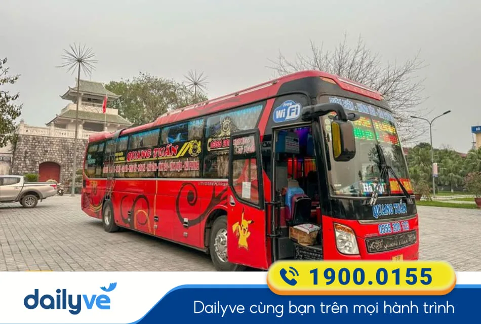 Nhà xe Quang Tuấn (Điện Biên) từ Hải Phòng đi Sơn La