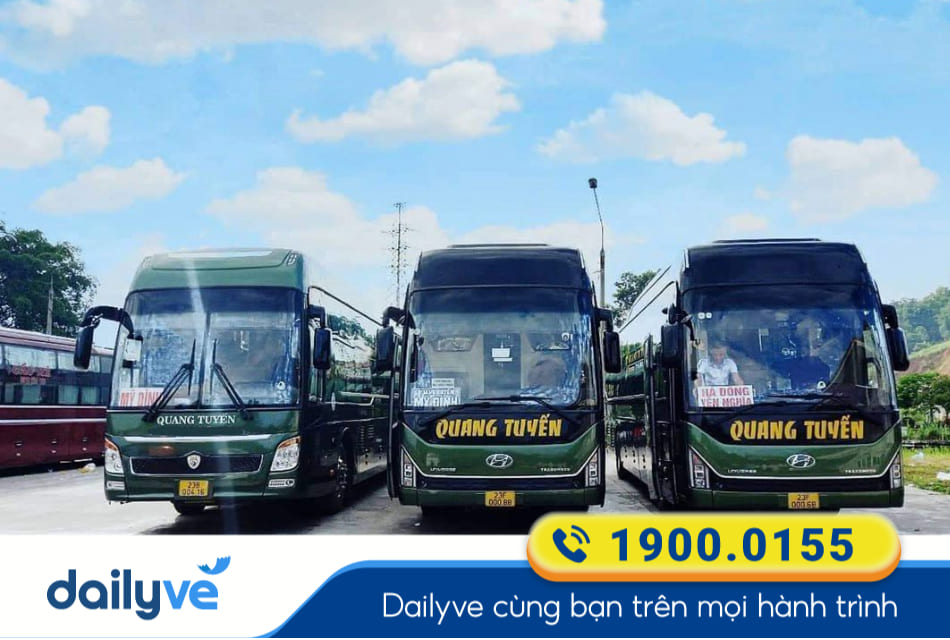 Nhà xe Quang Tuyến từ Hà Giang đi Bắc Ninh