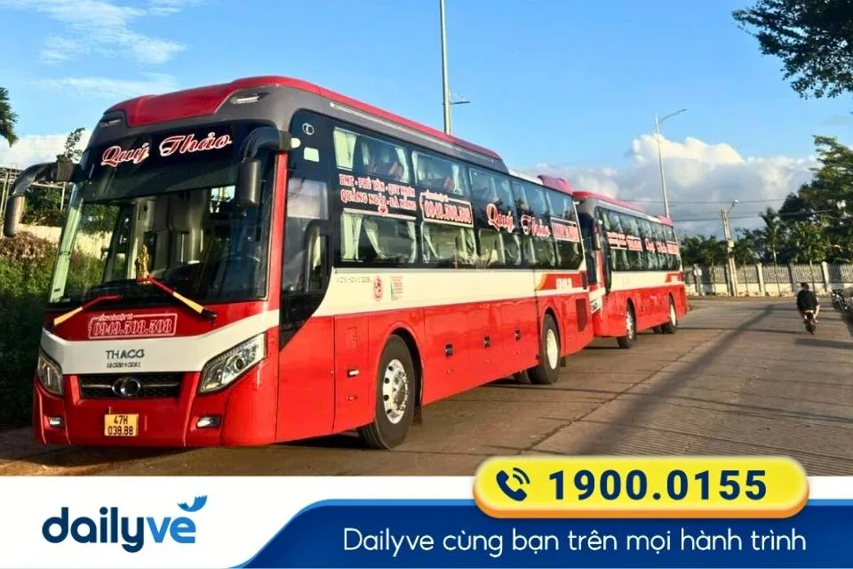 Nhà xe Quý Thảo (Đà Nẵng) từ Quy Nhơn đi Đắk Lắk