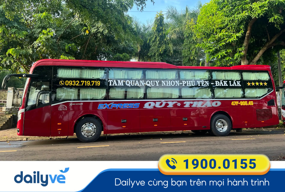 Nhà xe Quý Thảo từ Quảng Ngãi đi Đắk Lắk