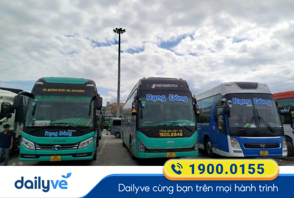 Nhà xe Rạng Đông Buslines từ Bến xe An Sương đi Quảng Ngãi